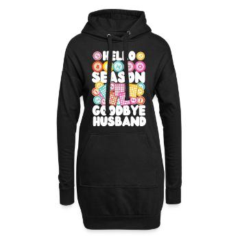 Bingo Player Husband Wife Hello - Hoodie Dress - black - Front