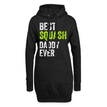 Best Squash Daddy Ever - Daddy Squash Player - Hoodie-Kleid - Schwarz - Vorne