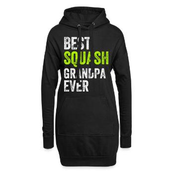Best Squash Grandpa Ever - Grandpa Squash Player - Hoodie-Kleid - Schwarz - Vorne