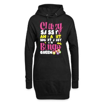 Bingo Player Classy Sassy And A - Hoodie-Kleid - Schwarz - Vorne
