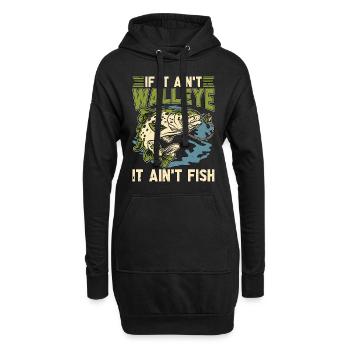 Pêche au doré si ce n’est pas un amateur de pêche au doré - Sweat-shirt à capuche long Femme - noir - Devant