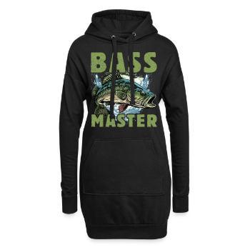 Bassmeister - Hoodie-Kleid - Schwarz - Vorne