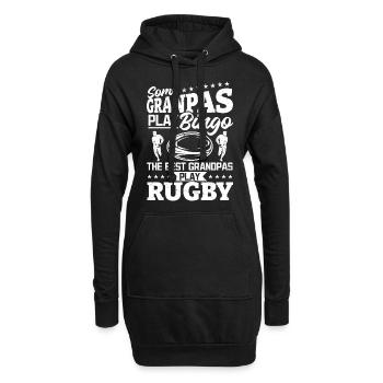 Certains grands-pères jouent au bingo, les meilleurs grands-pères jouent à Ru - Sweat-shirt à capuche long Femme - noir - Devant