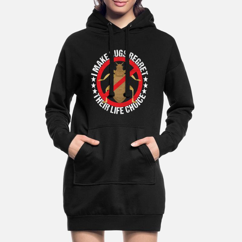 Schädlingsbekämpfung Kammerjäger Hoodie-Kleid