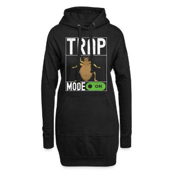 Schädlingsbekämpfung Kammerjäger - Hoodie-Kleid - Schwarz - Vorne