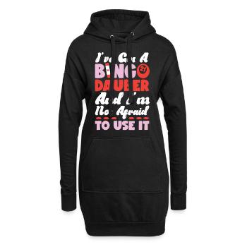 Bingo Player I've Got A Bingo - Hoodie-Kleid - Schwarz - Vorne