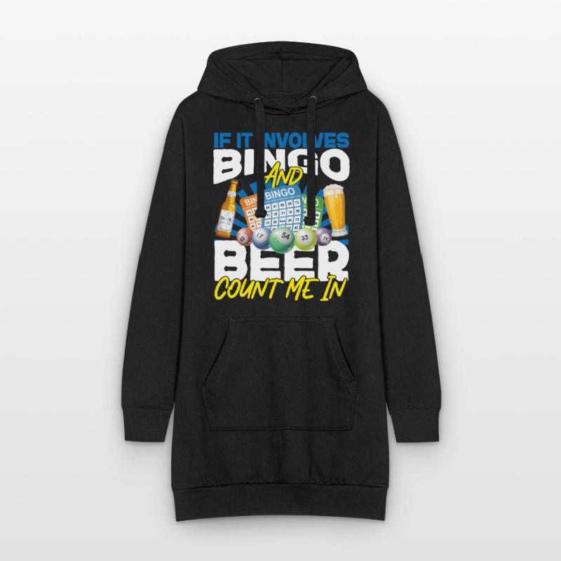 Bingo Player Beer If It Involves Hoodie Dress