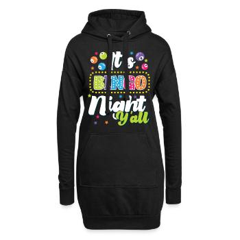 Bingo Player C’est la soirée bingo - Sweat-shirt à capuche long Femme - noir - Devant