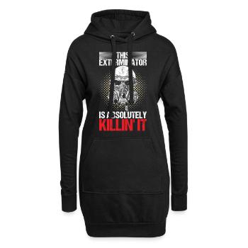 Pest Control Exterminator - Hoodie Dress - black - Front
