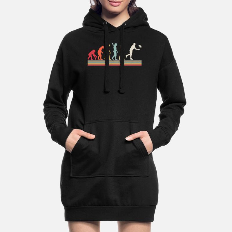 Disc Golf Disc Golfing Evolution disc golf player Hoodie-Kleid
