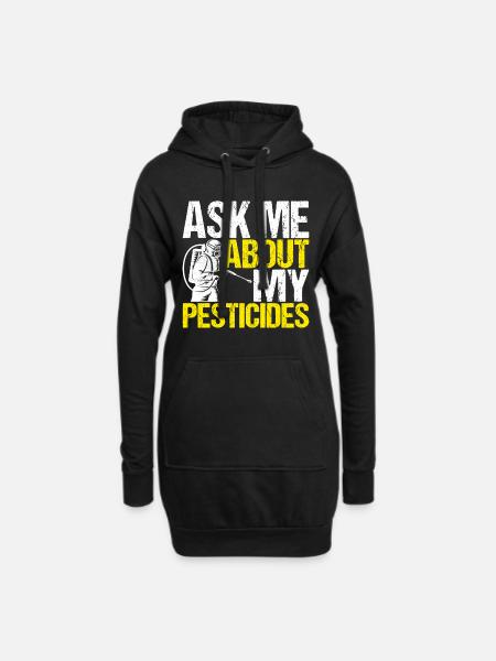 Schädlingsbekämpfung Kammerjäger - Hoodie-Kleid - Schwarz