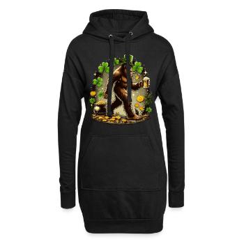 Bière irlandaise Bigfoot - Sweat-shirt à capuche long Femme - noir - Devant