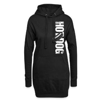 Hot Dog Hot-dog Adulte - Sweat-shirt à capuche long Femme - noir - Devant