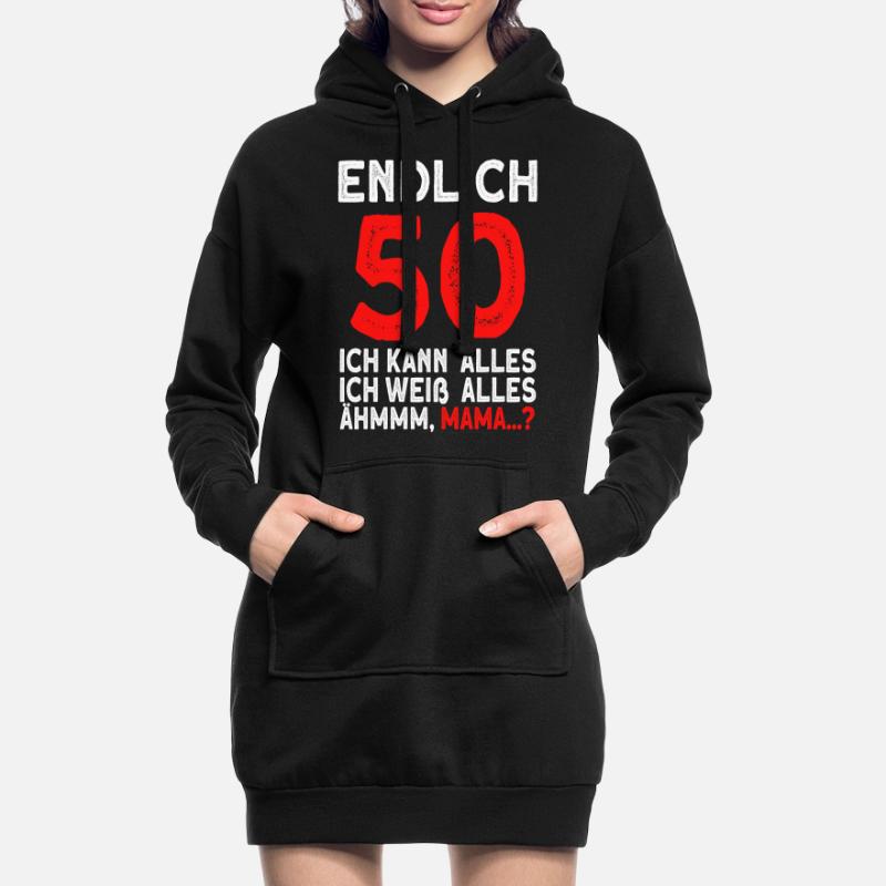 Finally 50 I can do everything I know everything Hoodie Dress