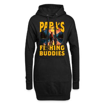 Papas Angelfreunde - Hoodie-Kleid - Schwarz - Vorne