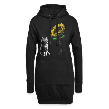 Ciao Bella - Hoodie-Kleid - Schwarz - Vorne