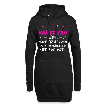 Kauffrau Spruch Verkäuferin Witz Kauffrau Geschenk - Hoodie-Kleid - Schwarz - Vorne