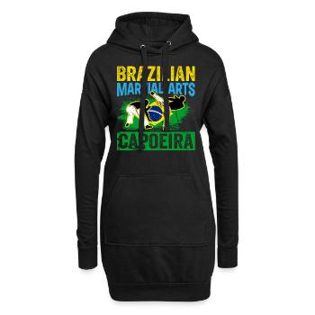 Arts Martiaux brésiliens Capoeira - Sweat-shirt à capuche long Femme - noir - Devant