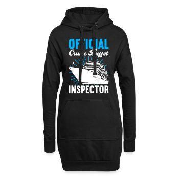 Kreuzfahrt Urlaub Kreuzfahrtschiff - Hoodie-Kleid - Schwarz - Vorne