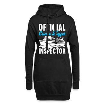 Kreuzfahrt Urlaub Kreuzfahrtschiff - Hoodie-Kleid - Schwarz - Vorne