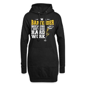 Bartender Mixologist I'm A - Hoodie-Kleid - Schwarz - Vorne