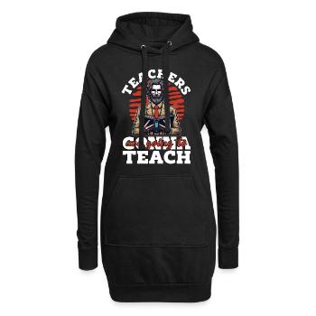 Literature Teachers Gonna Teach Instructor Bookish - Hoodie-Kleid - Schwarz - Vorne