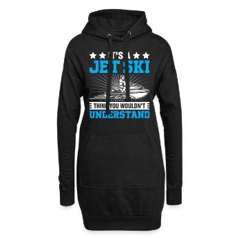 It's a jet ski thing you wouldn't understand - Jets - Hoodie Dress - black - Front