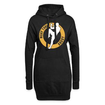 Combattant de Muay Thai Daddy Muay Thai Daddy - Sweat-shirt à capuche long Femme - noir - Devant