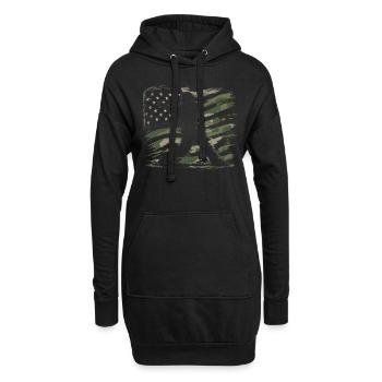 Baseball Men Women Kids Player Pitcher Softball - Hoodie-Kleid - Schwarz - Vorne