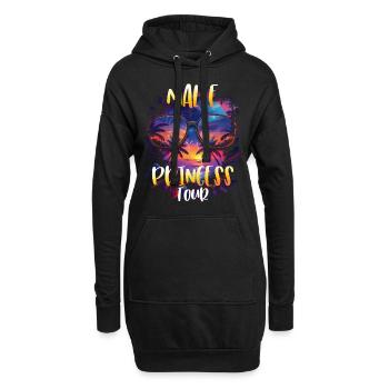 Visite de Malle Princess - Sweat-shirt à capuche long Femme - noir - Devant