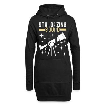 Atronome Astronomie - Hoodie-Kleid - Schwarz - Vorne