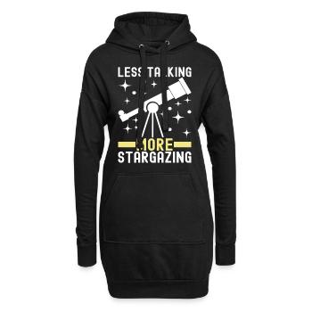 Atronome Astronomie - Hoodie-Kleid - Schwarz - Vorne