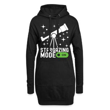 Atronome Astronomie - Hoodie-Kleid - Schwarz - Vorne