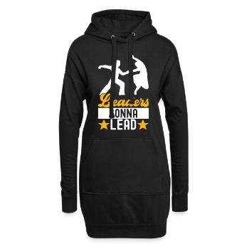 Ballsaal Tanz Ballsaaltänzer Gesellschaftstänzer - Hoodie-Kleid - Schwarz - Vorne