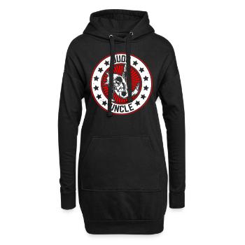 Judo Oncle Judo Combattant Judo Arts Martiaux Judoka - Sweat-shirt à capuche long Femme - noir - Devant