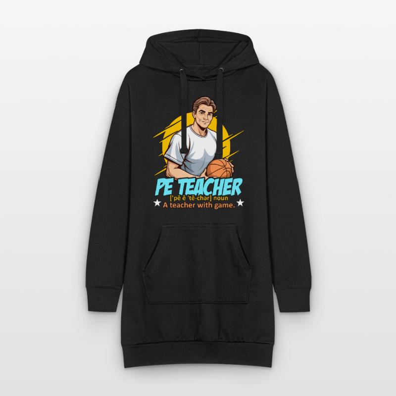 P.E Instructor P.E Teacher Noun A Personal Trainer Hoodie-Kleid