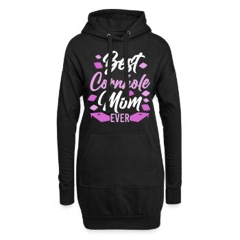 Cornhole Team Bean Bag Player - Hoodie-Kleid - Schwarz - Vorne