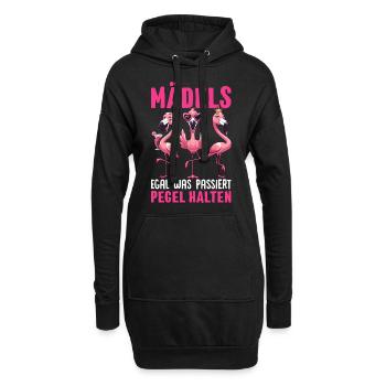 Les filles, peu importe ce qui se passe Maintenir les niveaux - Sweat-shirt à capuche long Femme - noir - Devant