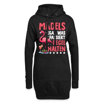 Les filles, peu importe ce qui se passe Maintenir les niveaux - Sweat-shirt à capuche long Femme - noir - Devant