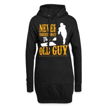 Cornhole Team Bean Bag Player - Hoodie-Kleid - Schwarz - Vorne