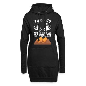 Tamale Mexikanisches Essen Tamale Liebhaber - Hoodie-Kleid - Schwarz - Vorne