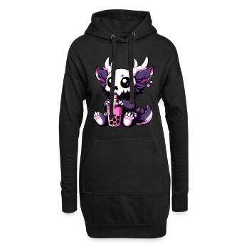Drummer Wendigo Drum Player - Hoodie-Kleid - Schwarz - Vorne