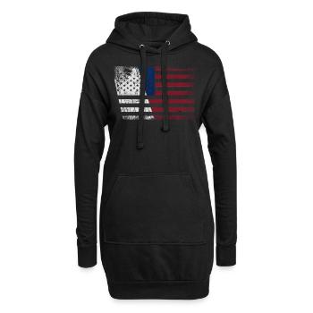 Joueur de sac de haricots de l’équipe Cornhole - Sweat-shirt à capuche long Femme - noir - Devant