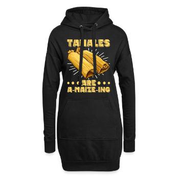 Tamale Cuisine mexicaine Tamale Lover - Sweat-shirt à capuche long Femme - noir - Devant