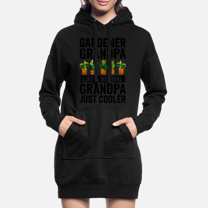 Jardinier Papi comme un Papi normal juste plus frais Sweat-shirt à capuche long Femme