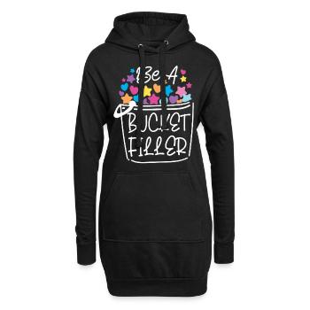 School Counselor Be A Bucket - Hoodie-Kleid - Schwarz - Vorne