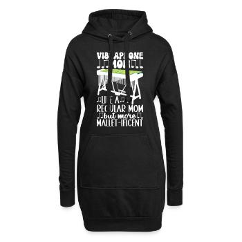 Vibraphon Vibraphonist - Hoodie-Kleid - Schwarz - Vorne