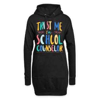 Conseiller scolaire Croyez-moi, je suis un - Sweat-shirt à capuche long Femme - noir - Devant