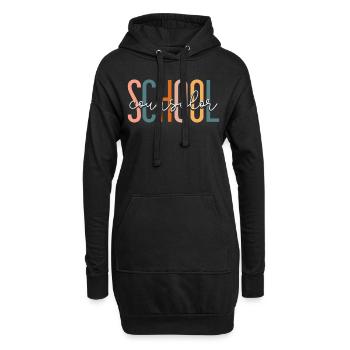 Conseiller scolaire Conseiller scolaire - Sweat-shirt à capuche long Femme - noir - Devant