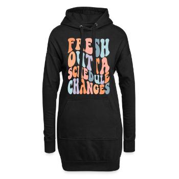 Conseillère scolaire Fresh Outta - Sweat-shirt à capuche long Femme - noir - Devant